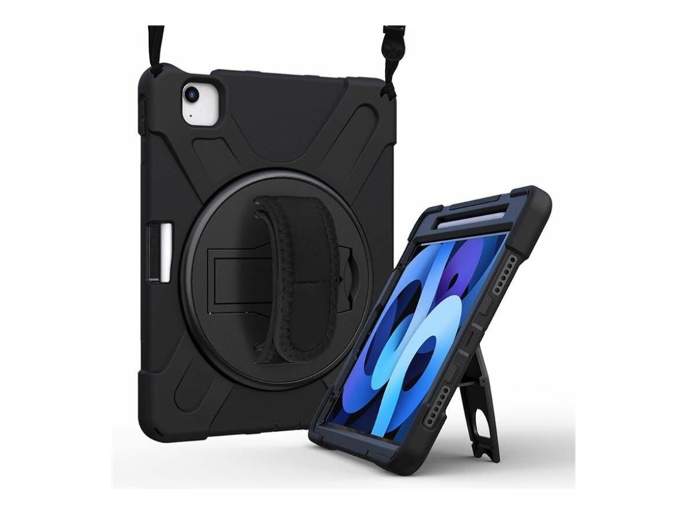 Estuff Austin - Bagsidecover Til Tablet - Grov - Polykarbonat, Silicone - Sort - For Apple 11-Inch Ipad Pro (M4)