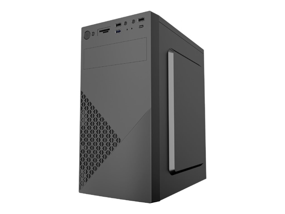 Gembird Fornax K170 - Kontor Computerkasse - Mini Atx - Ingen Strømforsyning (Atx) - Sort - Usb/Lyd