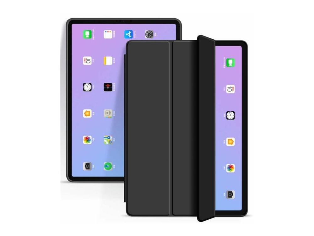 Estuff Denver - Flipomslag Til Tablet - Termoplastisk Polyuretan (Tpu), Polyuretan-Læder - Sort - For Apple 13-Inch Ipad Pro (M4)