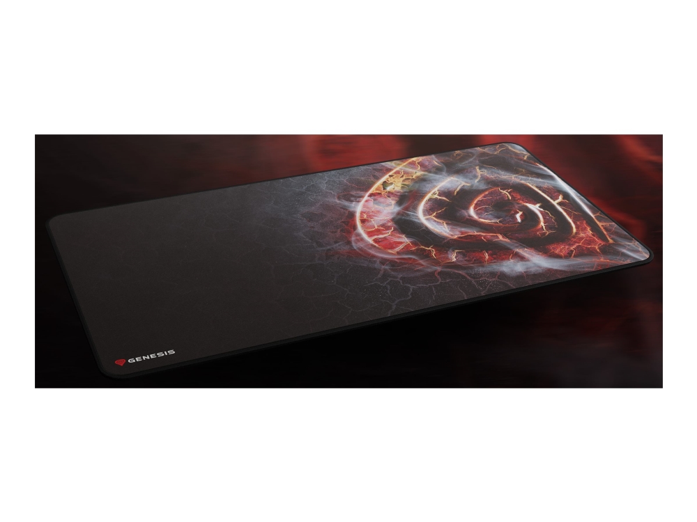 Genesis Carbon 500 Maxi Lava G2, Mehrfarbig, Abbildung, Stoff, Gummi, Anti-Rutsch-Basis, Gaming-Mauspad