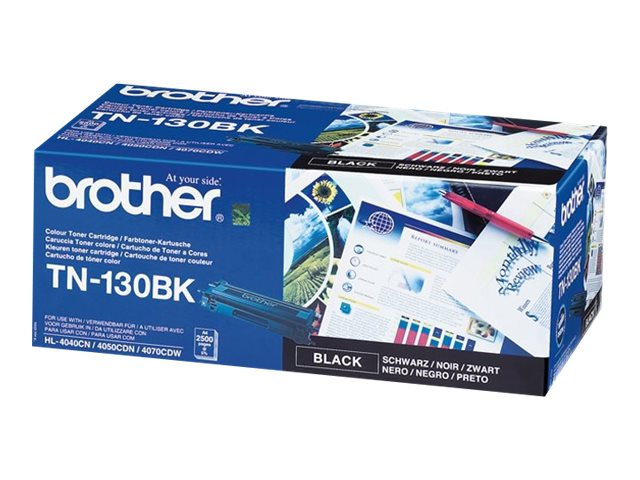 Brother TN130BK - Svart - original - tonerkassett - för Brother DCP-9040, 9042, 9045, HL-4040, 4050, 4070, MFC-9440, 9450, 9840 | Skrivare - Bläck, toner & förbrukningsvaror - Toner | GameStuff