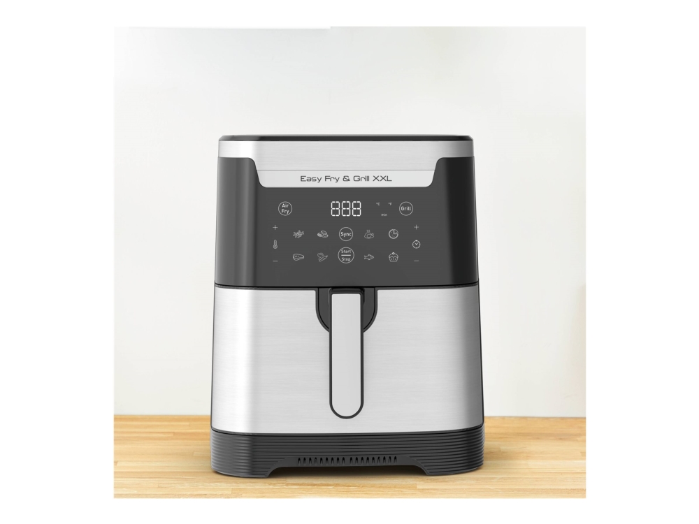 Tefal Easy Fry & Grill Xxl Ey801d15 - Varmluftsrister - 6.5 Liter - 1.83 Kw - Rustfrit Stål