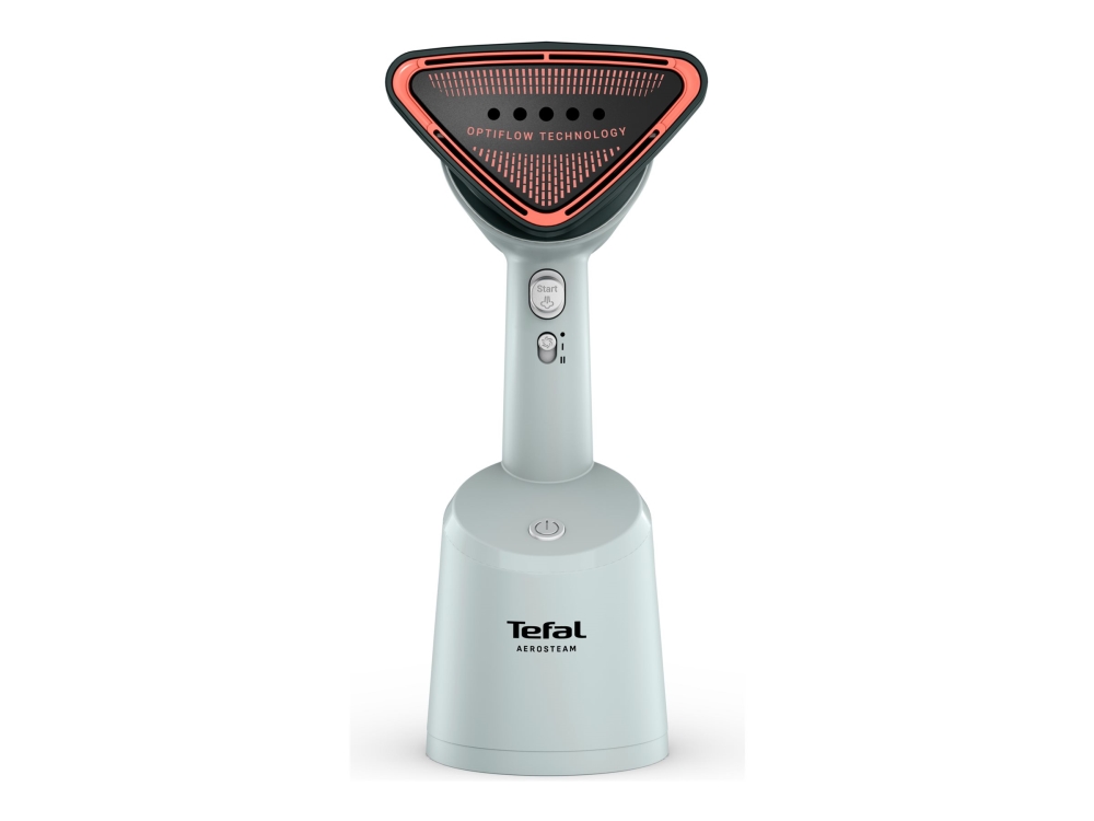 Tefal AeroSteam DT9814F0, Käsikäyttöinen vaatehöyrystin, 0,1 L, 0,5 min, Valkoinen, Painikkeet, Käsikytkin