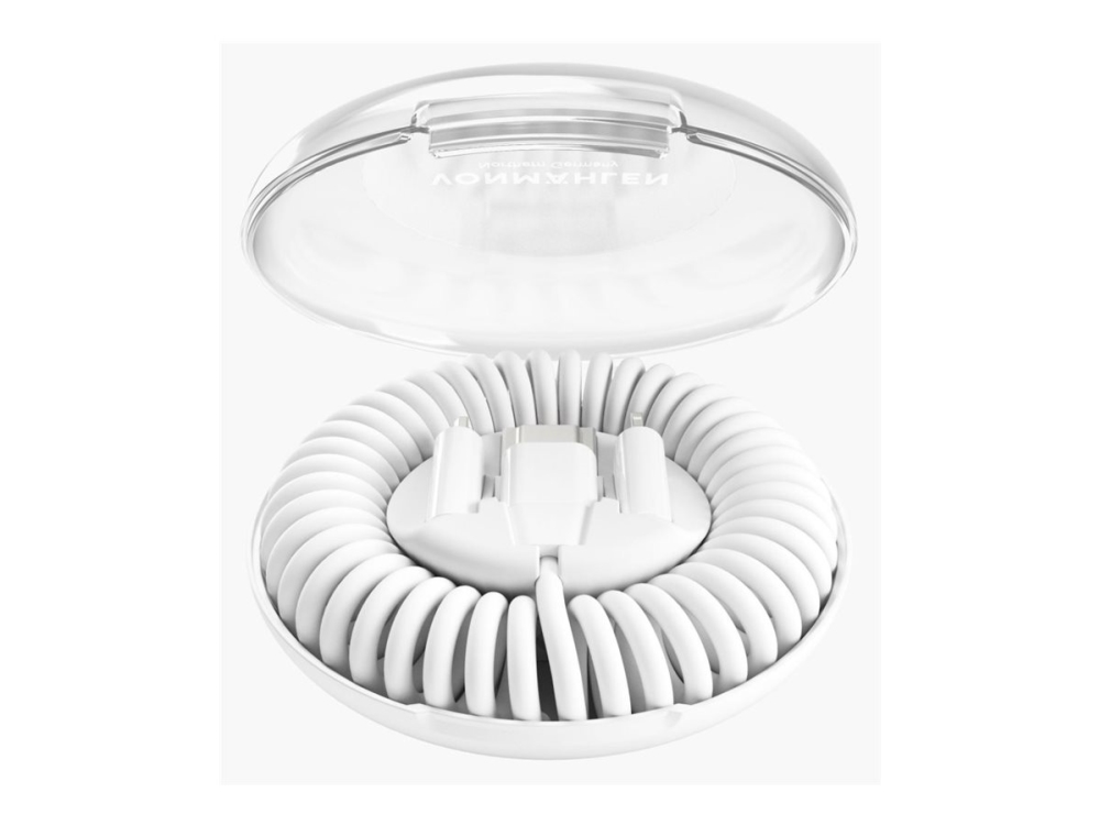 Vonmählen allroundo eco - USB-kabel - 24 pin USB-C (han) til 24 pin USB-C (han) - 90 cm - Fast Charging - hvid