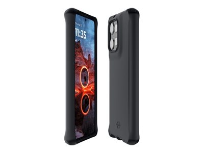 Mobilis Spectrum_R - Taschenabdeckung Für Mobiltelefon - Grov - Antimikrobiel, 100 % Genbrugt - Impacthane - Sort - Für Motorola Edge 50 Neo