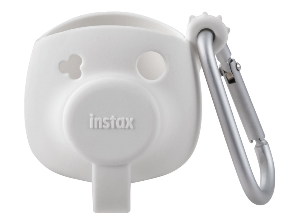 Fujifilm - Fodral for compact digital photo camera - silikon - mjölkvit - för Instax Pal | Foto och video - Väskor - Kompakt | GameStuff