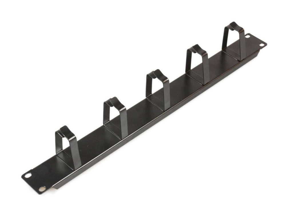 Microconnect Cable Management D-Ring - Panel Til Kabelstyring - Sort - 1U - 19"