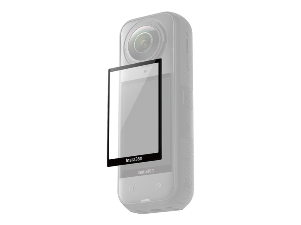 Insta360 - Skærmbeskytter For Actionkamera - Glas - Rammefarve Sort - For Insta360 X5