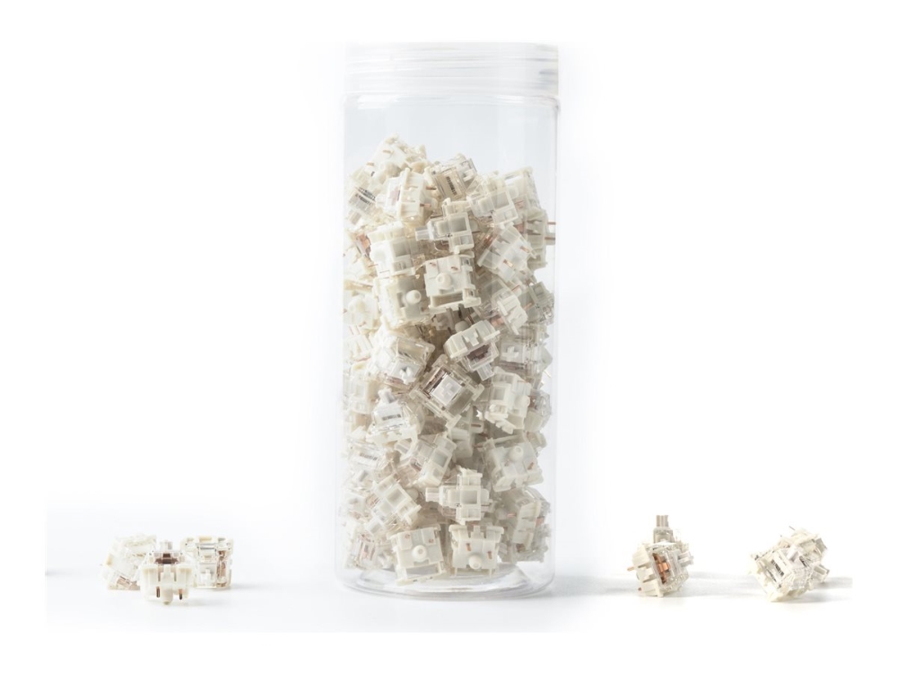 Keychron G185, vit, 110 st | Datortillbehör - Möss & Tangentbord - Reservdelar | GameStuff