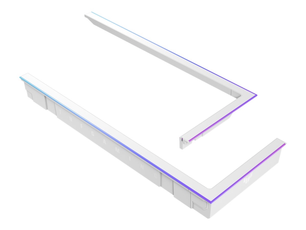 ASUS TUF Gaming ARGB - Belysningssats för systemskåp - vit | Datorkomponenter - Datorchassin & Tilbeör - Tillbehör | GameStuff