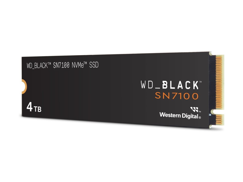 WD_BLACK SN7100 WDS400T4X0E-00CJA0 - SSD - 4 TB - inbyggd - M.2 2280 - PCIe 4.0 x4 (NVMe) | Datorkomponenter - Hårddisk & Lagring - SSD | GameStuff
