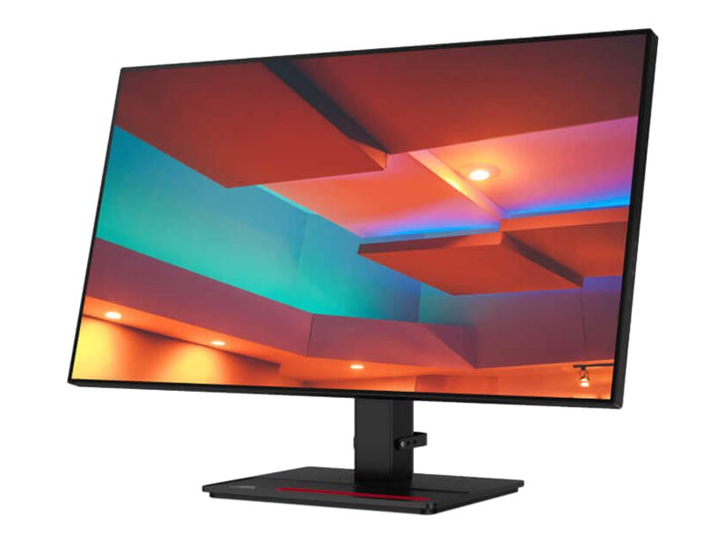 Lenovo ThinkVision P27h-28 - LED-skärm - 27 - 2560 x 1440 QHD @ 60 Hz - IPS - 350 cd/m² - 1000:1 - 4 ms - HDMI, DisplayPort, USB-C - högtalare - korpsvart | Datorer & Surfplattor - Datorer - tillbehör - Bildskärmar | GameStuff