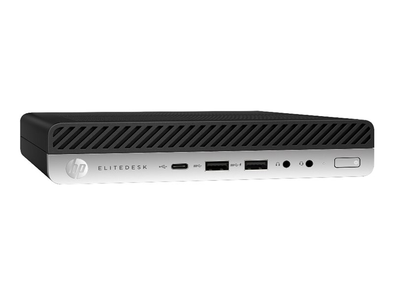 HP ProDesk 400 G4 - Mini desktop Core i5 8500T / op til 3.5 GHz - RAM 16 GB - SSD 256 GB - UHD Graphics 630 - Win 11 Pro - skærm: ingen - istandsat - Grade A