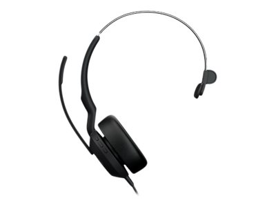 Jabra Evolve2 50 Usb C/A Uc Mono, Kabelgebunden, 20 - 20000 Hz, Büro/Callcenter, 99 G, Kopfhörer, Schwarz