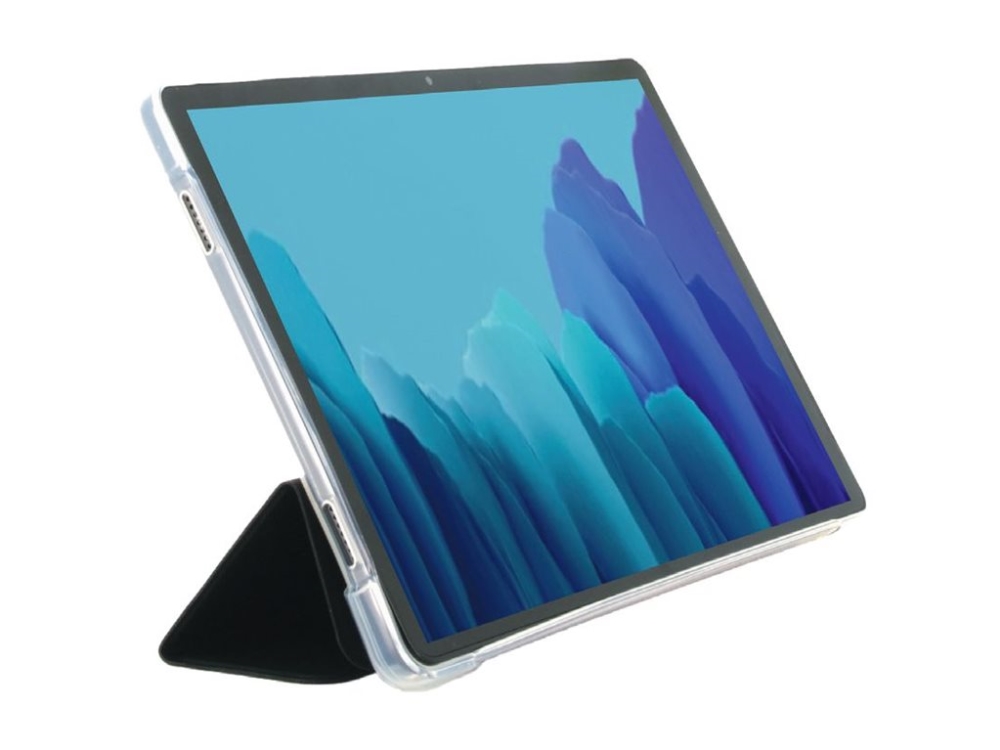 Mobilis EDGE - Vikbart fodral för surfplatta - med folio och förstärkta hörn - svart, transparent - för Samsung Galaxy Tab A9+ | Datorer & Surfplattor - Tillbehör till surfplattor - Covers & Väskor | GameStuff