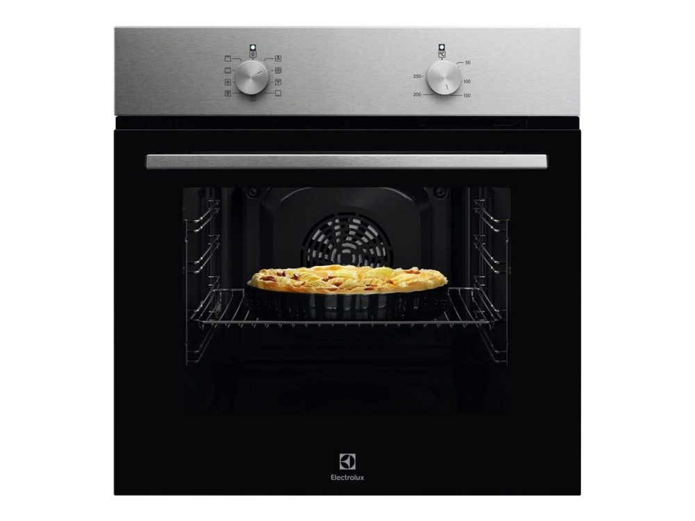 Electrolux SurroundCook 500 BOC002EX - Ovn - til indbygning - niche - bredde: 56 cm - dybde: 55 cm - højde: 57.8 cm - med selv-rengøring - Klasse A - rustfrit stål