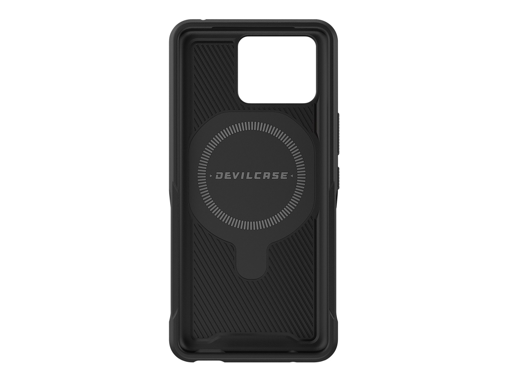 Devilcase Guardian Ultra-Mag Lite - Bagsidecover Til Mobiltelefon - Termoplastisk Polyesterelastomer (Tpee), Aluminiumlegering - Sort - For Asus Zenf