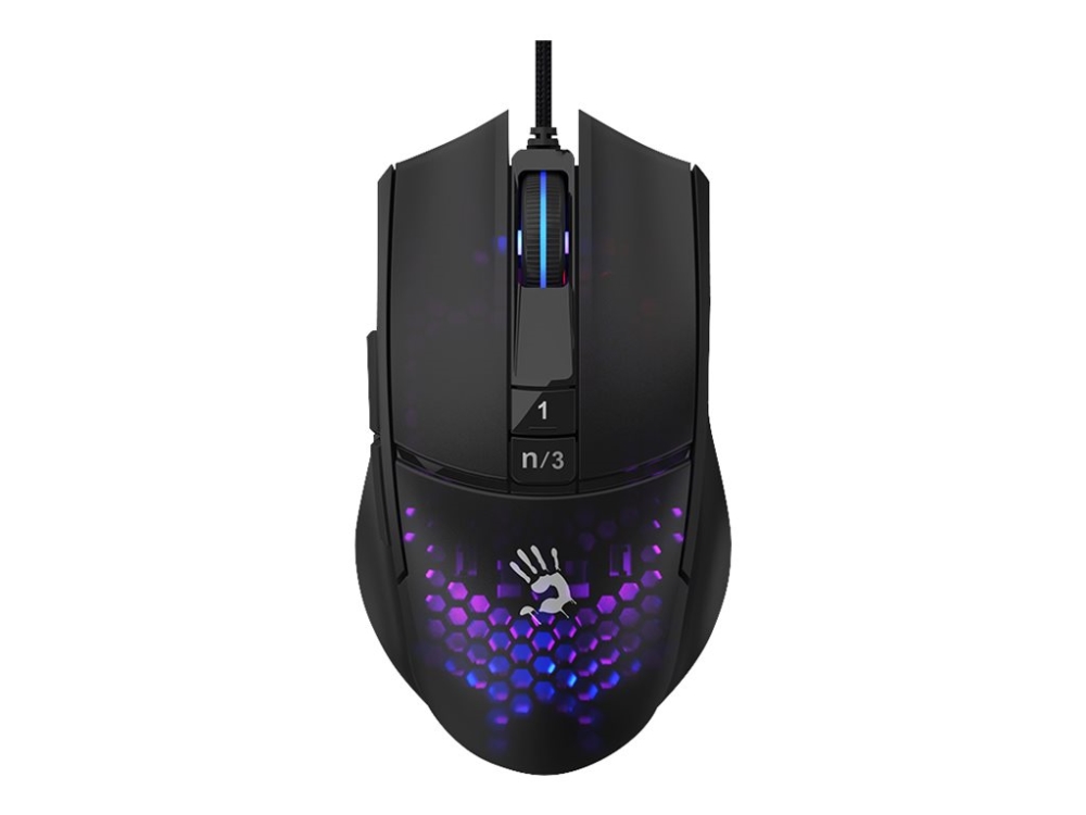 A4tech Bloody A4tmys47113 L65 Max Rgb Honeycomb (Aktiviert) Mus Usb Typ-A Optisk 12 000 Dpi
