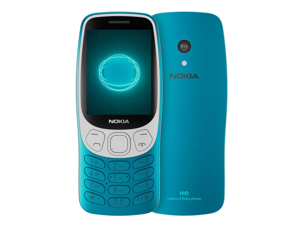 Nokia 3210 4G, Perusmalli, Kaksois-SIM, 6,1 cm (2.4), 2 MP, 1450 mAh, Sininen