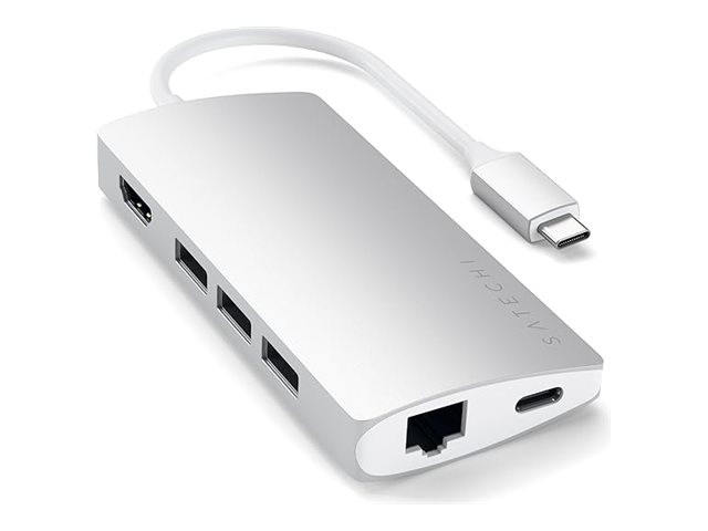 Satechi St-Tcma2s, Usb 3.2 Gen 1 (3.1 Gen 1) Typ-C, Hdmi, Rj-45, Usb 3.2 Gen 1 (3.1 Gen 1) Typ-C, Microsd (Transflash), Sd, 5000 Mbit/S, 3840 X 2160