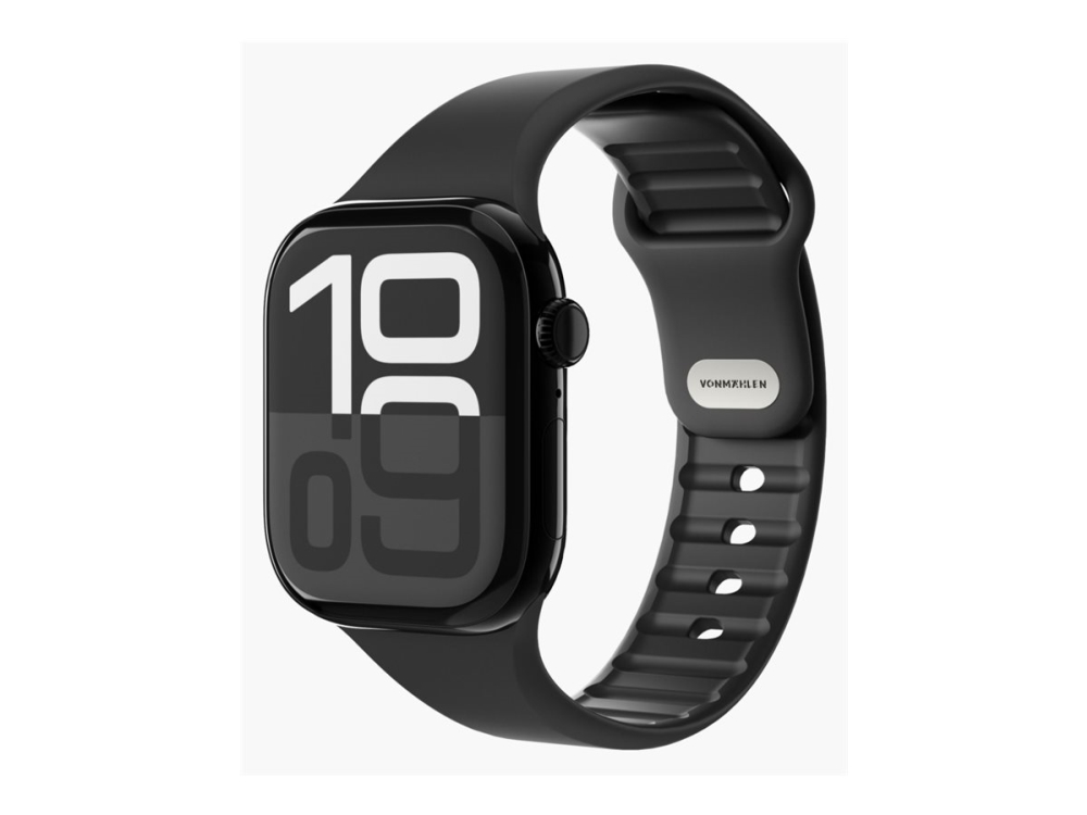 Vonmählen Classic Band 2 - Rem For Smart Watch - 44/45/46/49 Mm - Sort - For Apple Watch Hermès Series 9, Se 3, Series 10, Series 11, Series 9, Ultra