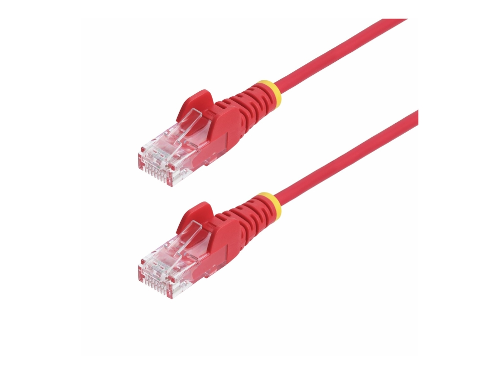 Startech 1.5M Red Slim Cat6 Ethernet Cable, Snagless, 28Awg, Lszh - Patchkabel - Rj-45 (Han) Til Rj-45 (Han) - 1.5 M - 3.6 Mm - Utp - Cat 5/5E/6 - Ie