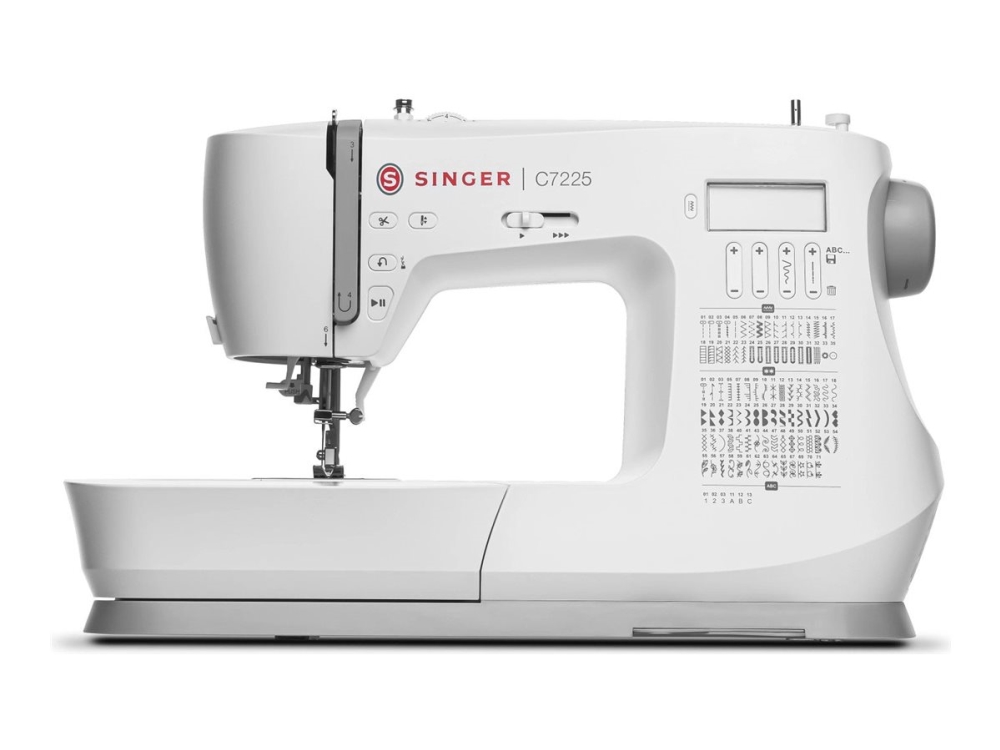 Singer C7225 - Symaskin - datoriserad - 200 stygn - 8 enstegsknapphål - LCD bildskärm | Baby & barn - Sömnad, stickning & virkning - Symaskiner | GameStuff