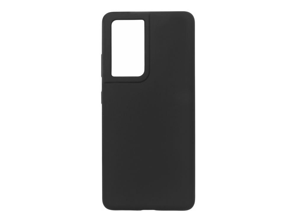 Estuff Silikonhülle - Taschenabdeckung Til Mobiltelefon - Silikon - Sort - Für Samsung Galaxy S21 Ultra 5G