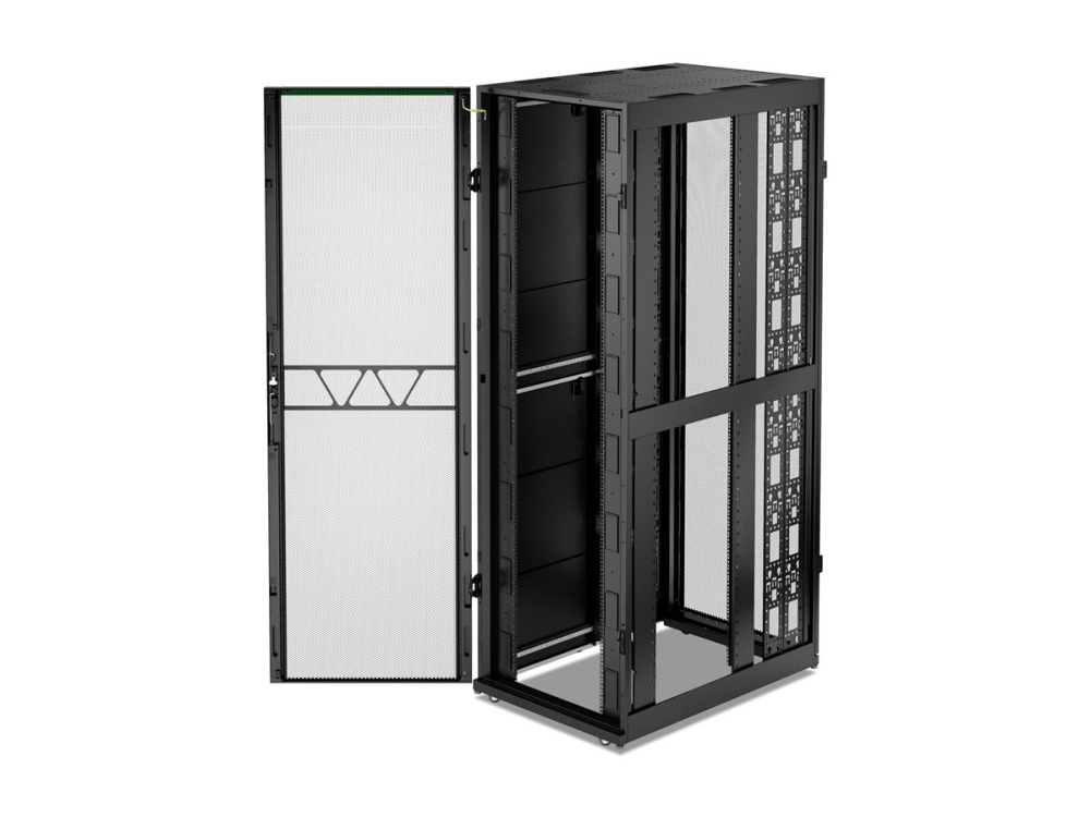 Apc Netshelter Sx Server Rack 2. Generation, 52 He, 2436H X 800W X 1200D Mm, Mit Seitenwänden, Schwarz, 52U, Verbessertes Kabelmanagement, 205,6 Kg,