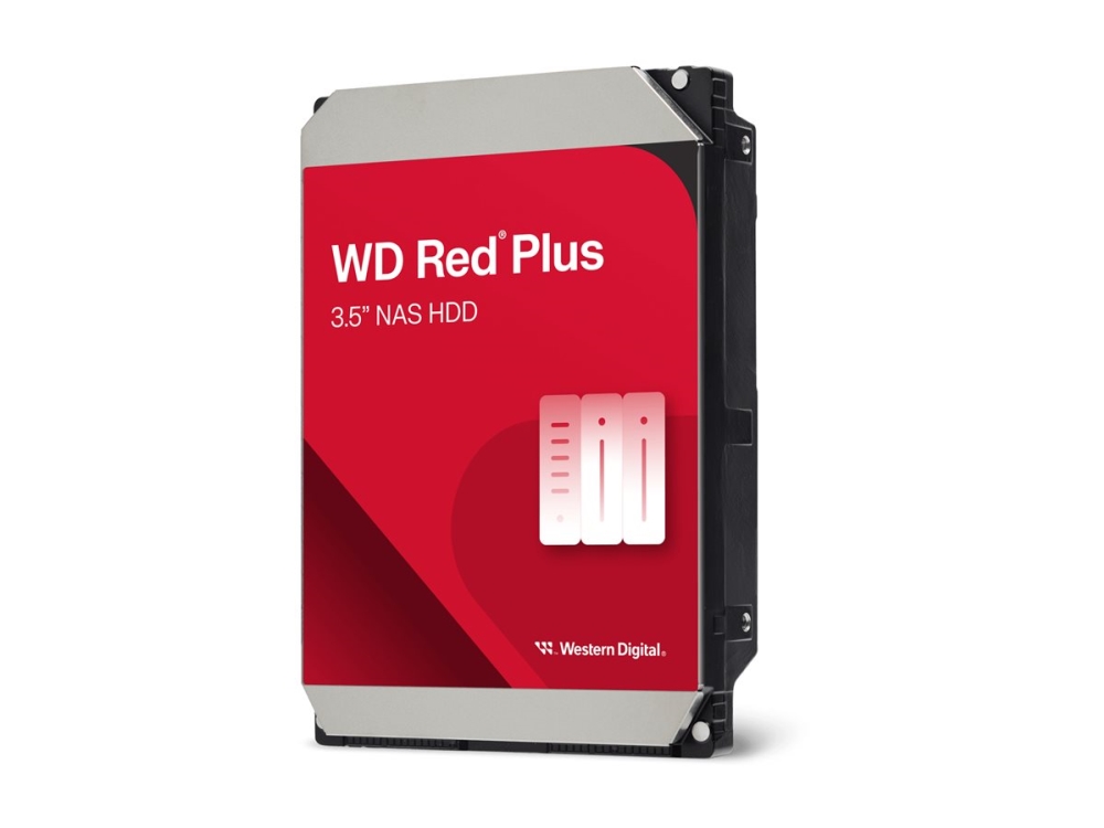 WD Red Plus WD120EFGX - Hårddisk - 12 TB - intern - 3,5 - SATA 6Gb/s - 7200 rpm - buffert: 512 MB | Datorkomponenter - Hårddisk & Lagring - Interna hårddiskar | GameStuff
