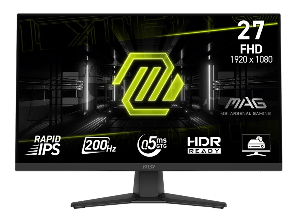 Msi Mag 272F Computer Monitor 68.6 Cm (27&Quot) 1920 X 1080 Pixel Full Hd Black