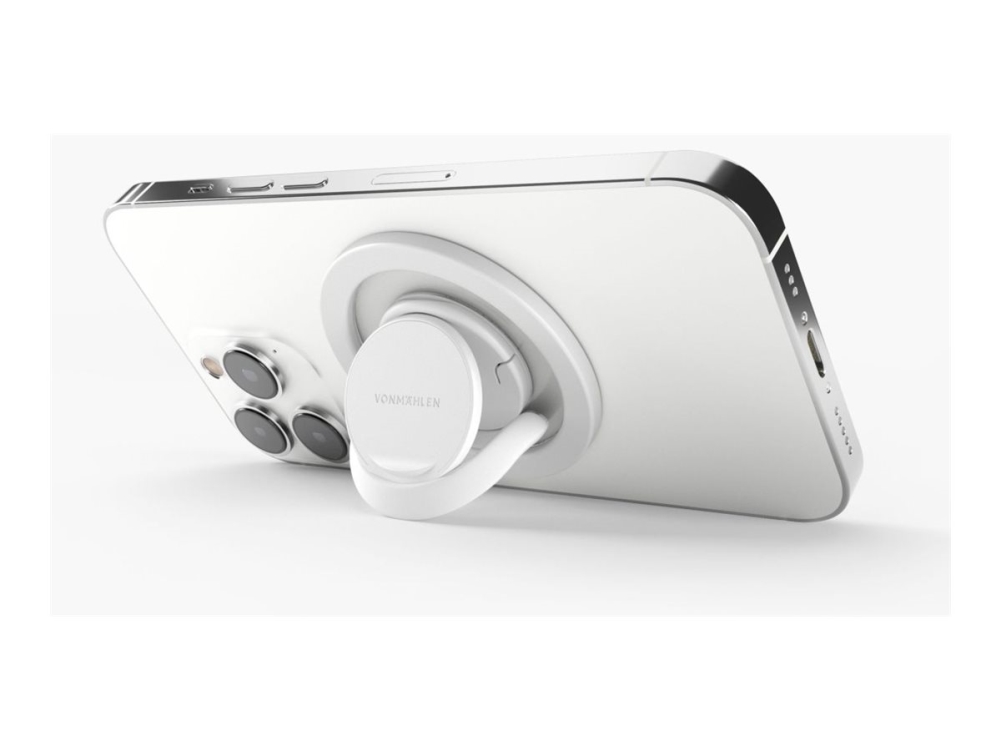 Vonmählen Backflip Mag - Fingergrip/Støtteben For Mobiltelefon, Magsafe-Enheder - Hvid