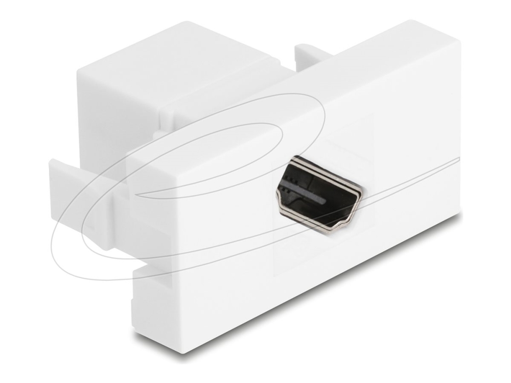 Delock 90874, Weiß, Hdmi, Hdmi, Weiblich, Weiblich, 22,5 Mm