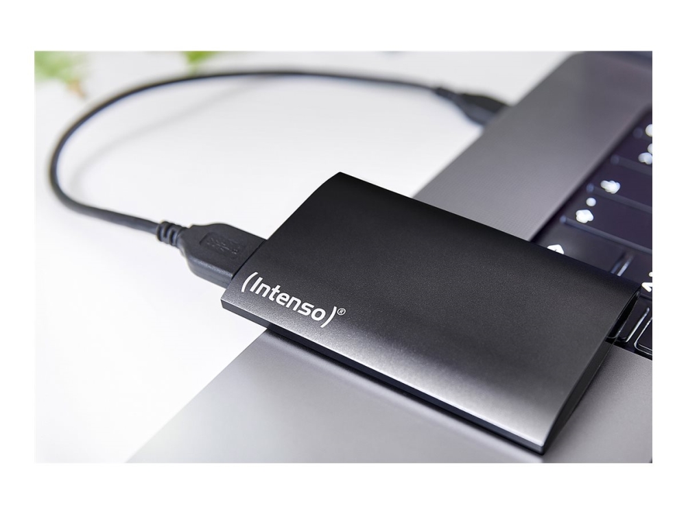 Intenso Ekstern Ssd Premium 500Gb Usb 3.2 Gen1x1 Alu Schwarz