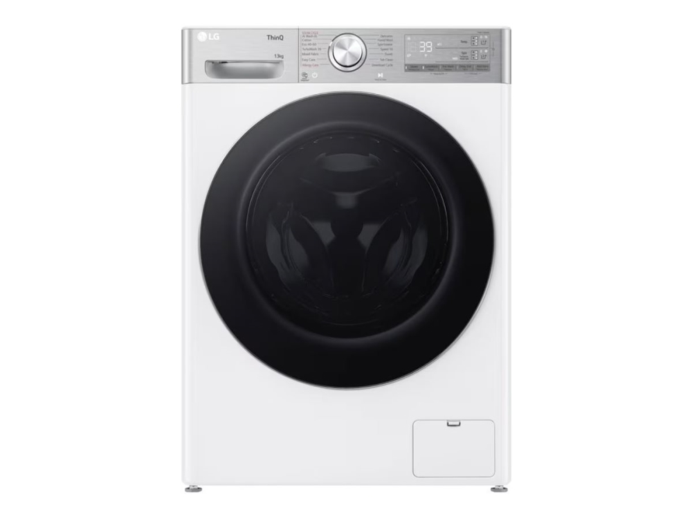 LG Serie R9 F4WR913P3WA - Vaskemaskine - Wi-Fi - bredde: 60 cm - dybde: 66 cm - højde: 85 cm - frontbetjening - 13 kg - 1400 rpm - hvid