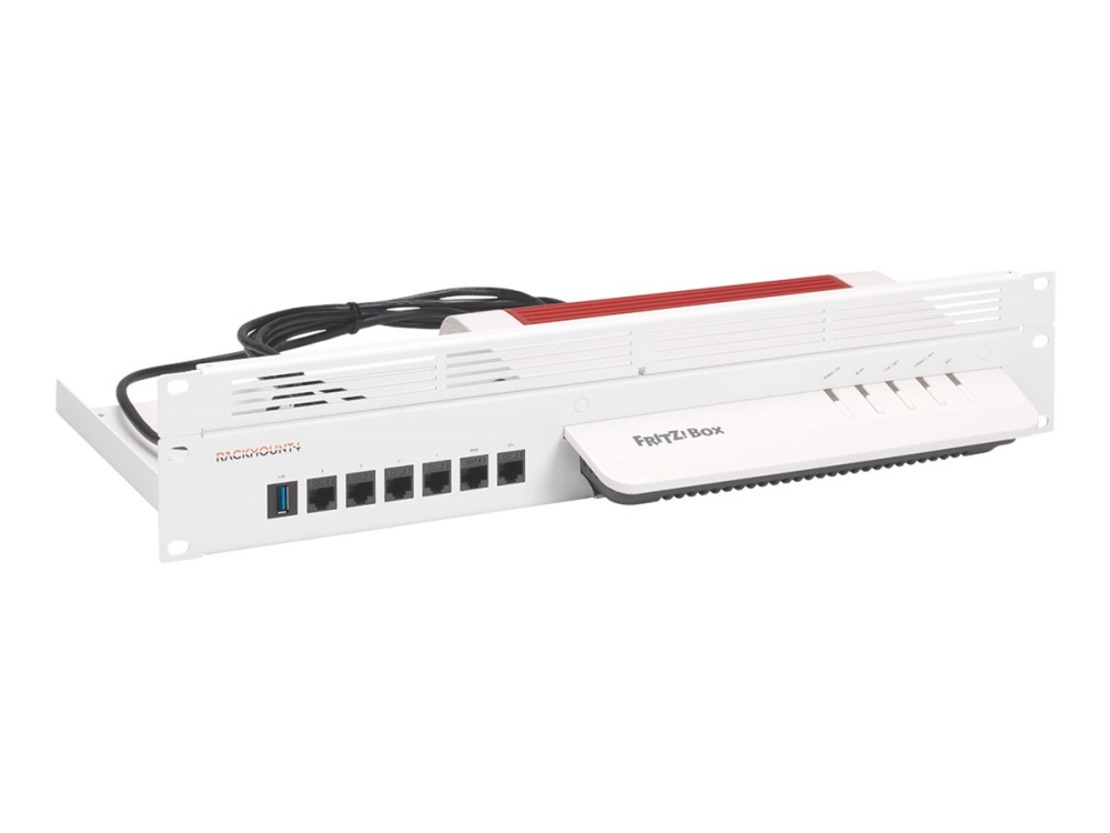Rackmount.It Rm-Fb-T7 - Monteringspakke For Netværksudstyr - Stativmonterbar - Signalhvid - 1U - 19"
