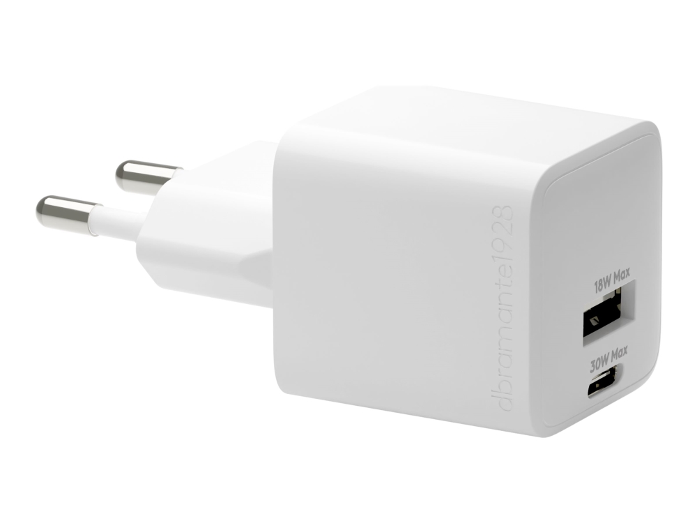 Dbramante1928 Bulk - Eu Wandladegerät - Usb-C 30W + Usb-A 18W - W, Drinnen, Ac, Weiß