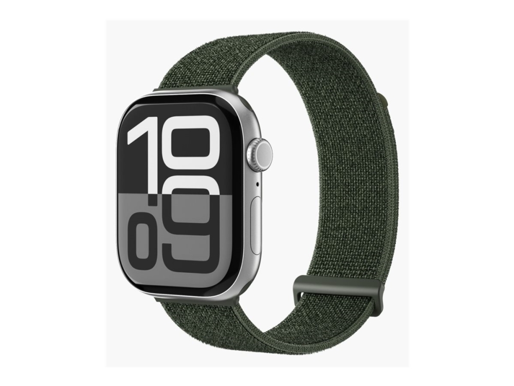 Vonmählen Fitness Loop 2 - Løkke For Smart Watch - 44/45/46/49 Mm - Olivengrøn - For Apple Watch Hermès Series 9, Se 3, Series 10, Series 11, Series