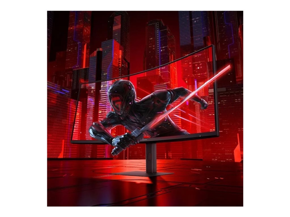 Xiaomi G34wqi - Led-Skærm - Gaming - Kurvet - 34" - 3440 X 1440 Wqhd @ 180 Hz - 350 Cd/M² - 4000:1 - 1 Ms - 2Xhdmi, 2Xdisplayport