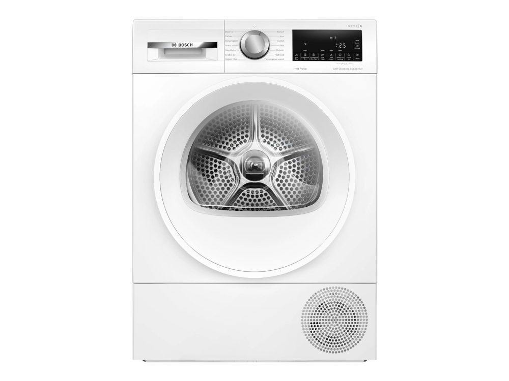 Bosch Serie 6 WQG2450MSN - Torktumlare - bredd: 59.8 cm - djup: 64.8 cm - höjd: 84.2 cm - frontmatad - vit | Vitvaror - Tvätt & torkning - Torktumlare | GameStuff