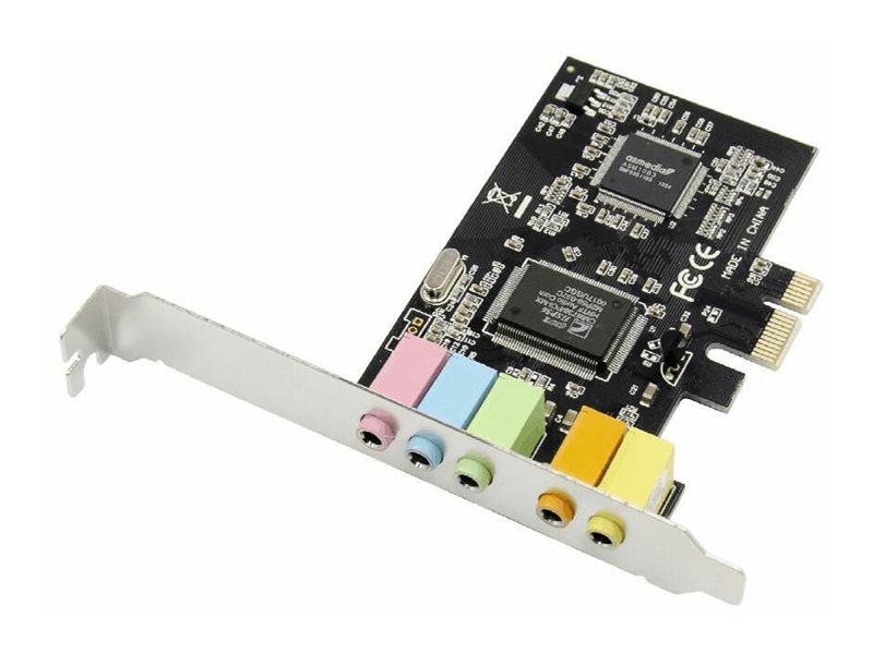 MicroConnect - Ljudkort - 24-bitars - 192 kHz - 5.1 - PCIe - CMI-8738 | Datorkomponenter - Ljudkort | GameStuff