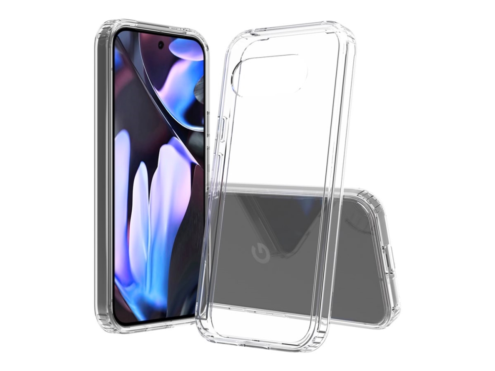 Screenor Bumper - Bagsidecover Til Mobiltelefon - Termoplastisk Polyuretan (Tpu), Akryl - Gennemsigtig - For Google Pixel 9A