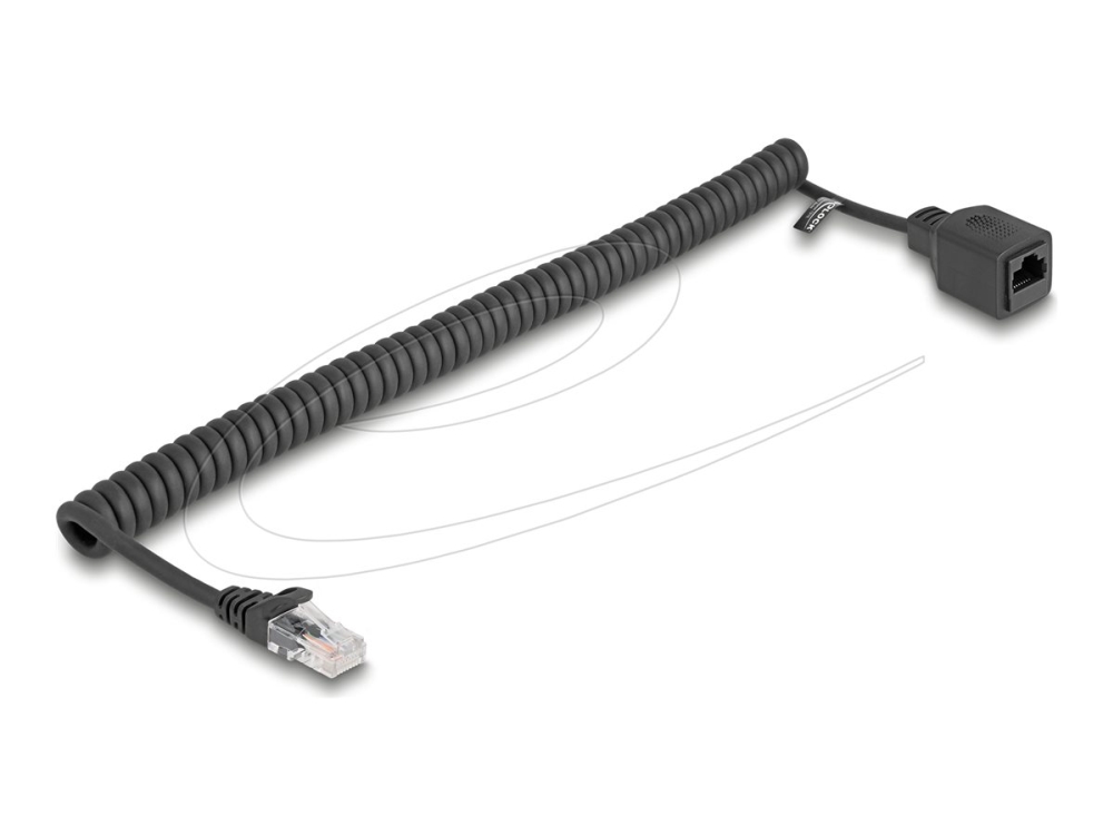 Delock - Netzwerk-Verlängerungskabel - Rj-45 (Stecker) Auf Rj-45 (Buchse) - 3 M - 5 Mm - Utp - Cat 5E - Verdrillt, Knotenlos - Schwarz