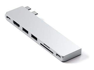 Satechi St-Hucphss, Andocken, Usb 3.2 Gen 2 (3.1 Gen 2) Type-C, 100 W, 1.4/2.3, Silber, Silver