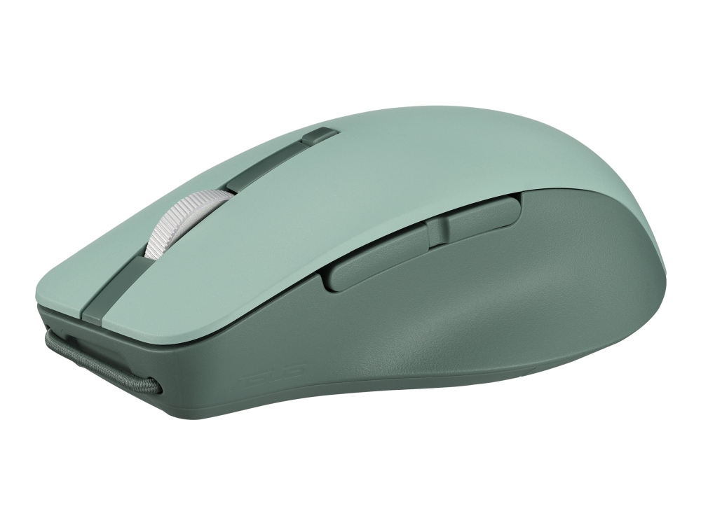 Asus Smarto Mouse Md200 Silent Plus, Beidhändig, Optisch, Rf Wireless + Bluetooth, 4200 Dpi, Grün