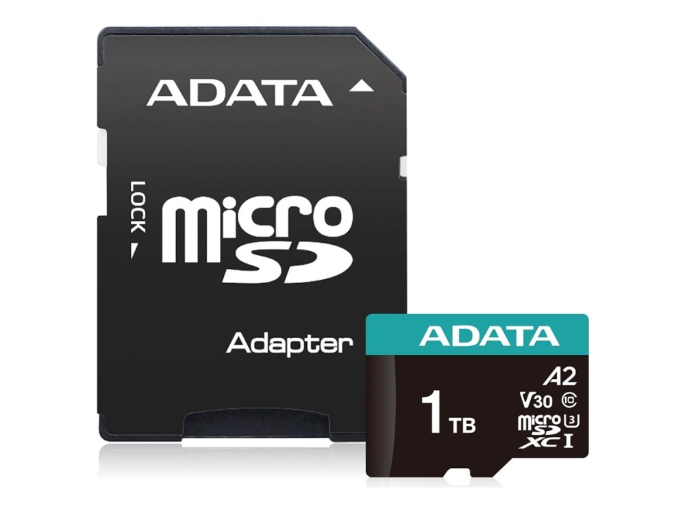 Adata - Flash-Speicherkarte (Sd-Adapter Enthalten) - 1 Tb