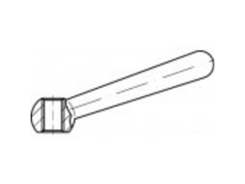 TOOLCRAFT Keglegreb Rustfrit stål TO-9979581 10 stk