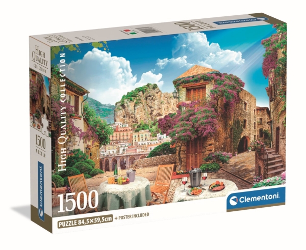 Clementoni Puslespil - Italian Sights - High Quality - 1500 Brikker