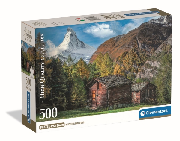 Clementoni Jigsaw Puzzle Charming Matterhorn 500 pcs. Floor
