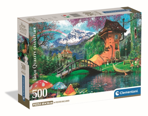 Clementoni Jigsaw Puzzle The Old Shoe House 500pcs. Floor